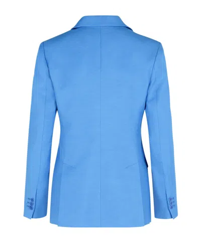 P.a.r.o.s.h Blazer In Light Blue Viscose Blend In Blue