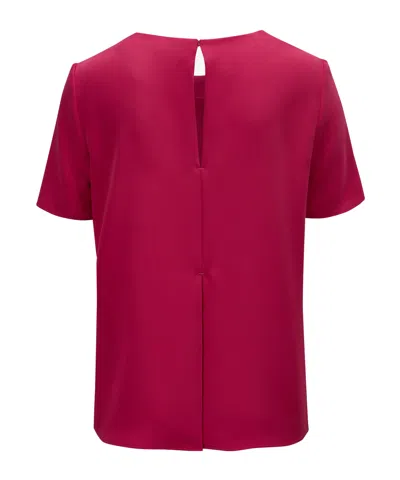 P.a.r.o.s.h Blouse High-low Hem Keyhole Detail In Red