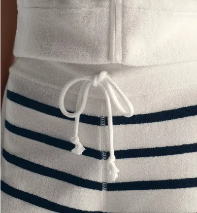 Dior Iviera Shorts In White And Navy Blue