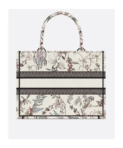 Dior Medium  Book Tote In Multi