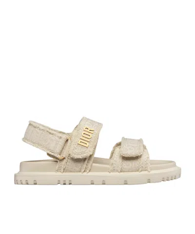 Dior Act Sandal In Nude