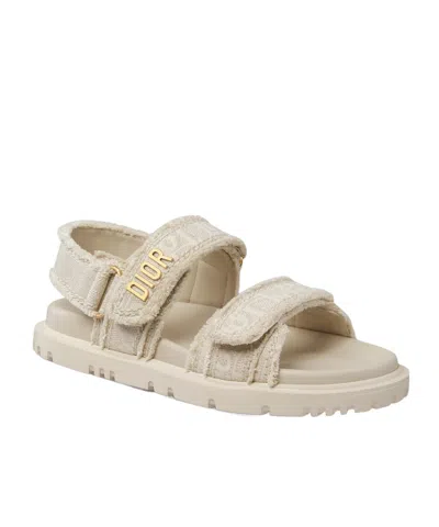 Dior Act Sandal In Nude