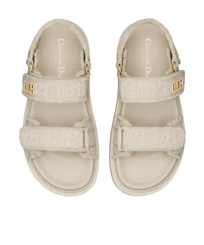 Dior Act Sandal In Nude