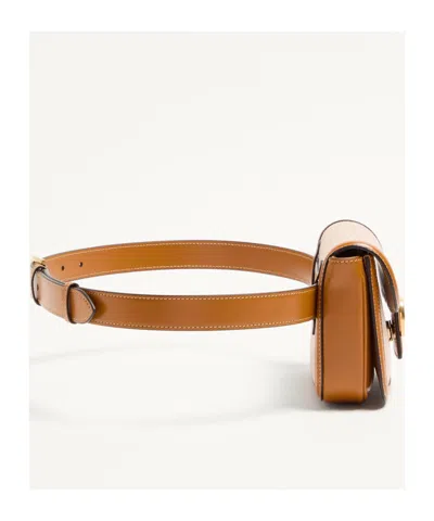 Valentino Garavani 9to5 Canvas Waist Bag In Nude