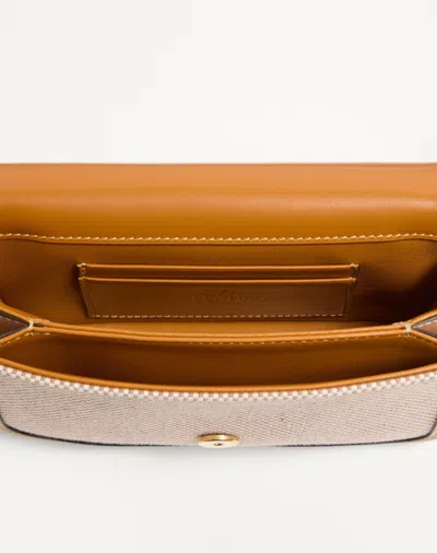 Valentino Garavani 9to5 Canvas Waist Bag In Nude