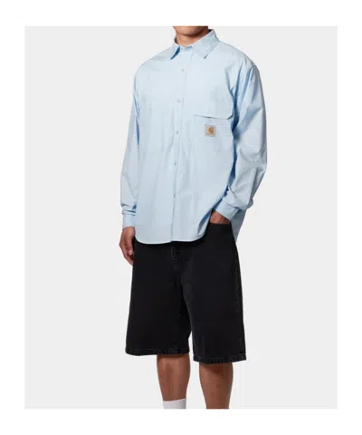 Carhartt Irwin Oversized Shirt In Blue