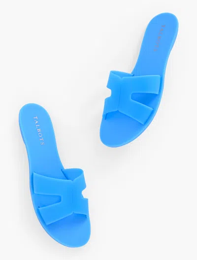 Talbots Hannah Jelly Slides - Lakeside Blue - 10m  In Lakeside Blue