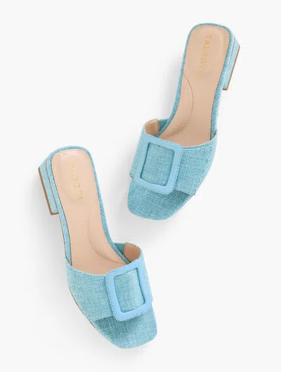 Talbots Viv Buckle Slides - Bluebell - 11m  In Bluebell