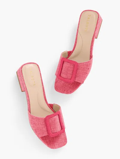 Talbots Viv Buckle Slides - Camellia Rose - 10m  In Camellia Rose