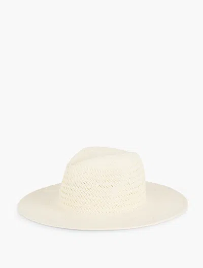Hat Attack Luxe Vented Packable Paper Straw Hat In Bleach