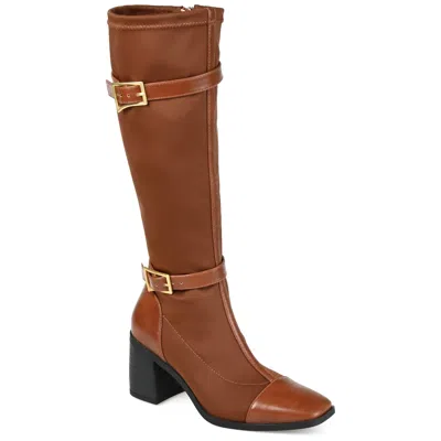 Journee Collection Gaibree Buckle Boot In Brown