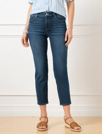 Talbots Plus Petite - Straight Crop Jeans - Romy Wash - 22  In Romy Wash