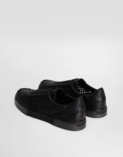 Dolce & Gabbana Dolce&gabbana Men Portofino Yacht Sneakers In Black