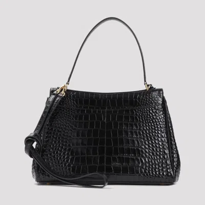 Balenciaga Rodeo Medium Handbag In Smooth Leather In Black