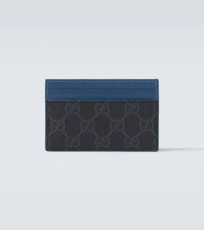 Gucci Gg Canvas Card Holder In Neutral