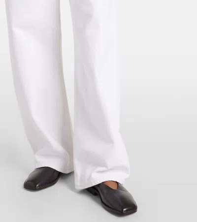 Agolde Ca\n\nstraight Jeans With Low Crotch Fran In White