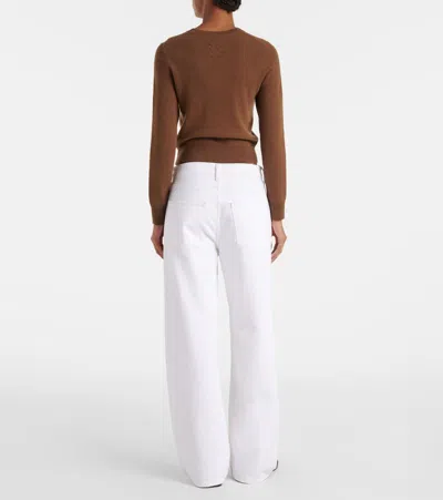 Agolde Ca\n\nstraight Jeans With Low Crotch Fran In White