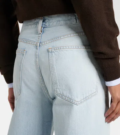 Agolde Harper High-rise Wide-leg Denim Trousers In Blue