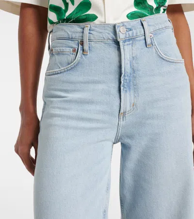 Agolde Ren High Waist Wide Leg Pants In Encounter