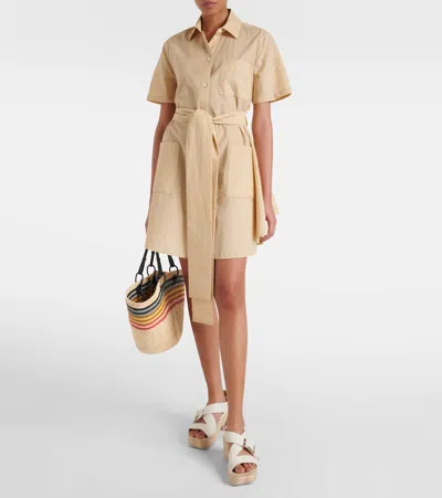 Loewe Petal Espadrille High Heel Sandals In White