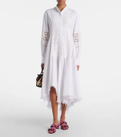 Loewe Petal Metallic Flowers Slide Sandals In Pink