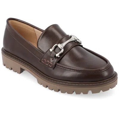 Journee Collection Journee Women's Jessamey Loafer In Brown