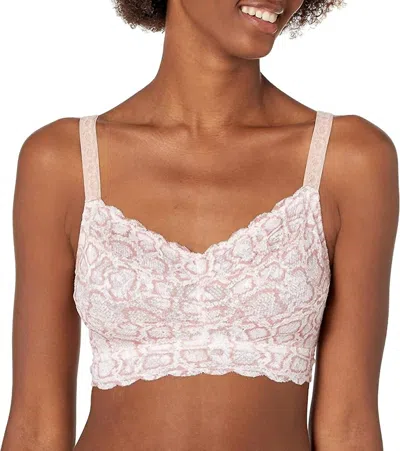 Cosabella Never Say Never Curvy Sweetie Soft Bra In Mandorla Snake In Multi