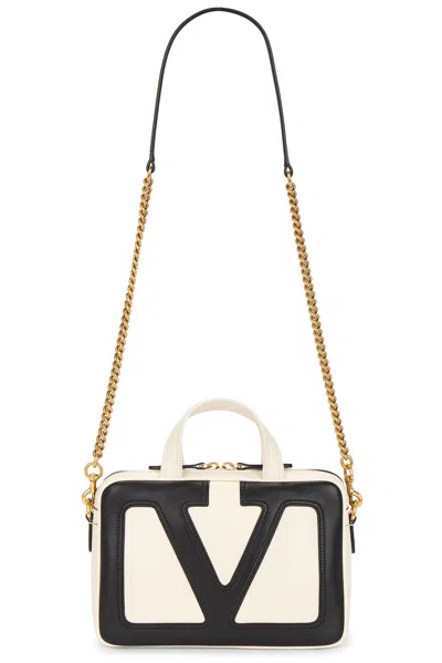 Valentino Small Nappa Leather Top Handle Bag In White