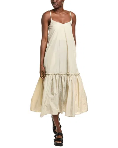 Alpha Studio Woman Maxi Dress Beige Size 6 Polyamide In Neutral