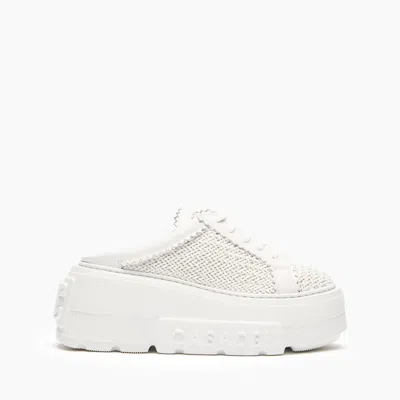 Casadei Nexus Hanoi Womans Platform Sneakers In White