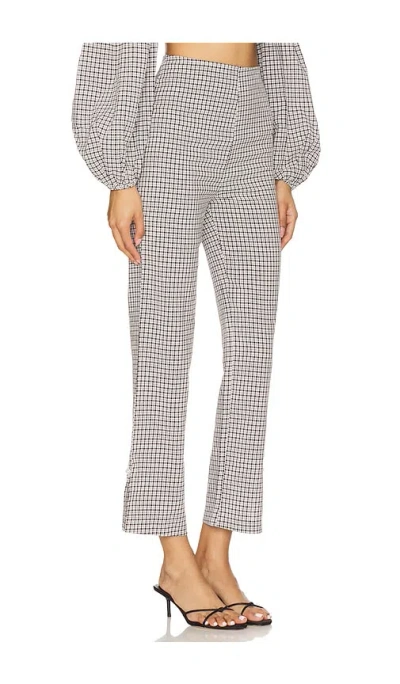 Stone Cold Fox X Revolve Liz Pant In 黑色 & 白色条纹棉布