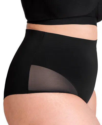 Shapermint Essentials Women's Mesh Shaper Brief 51001 In Black