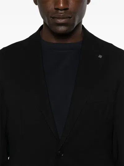 Tagliatore Smoking Mit Fallendem Revers In Black