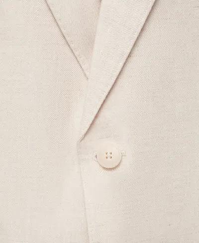 Mango Men's Stretch Fabric Super Slim-fit Suit Jacket In Neutral