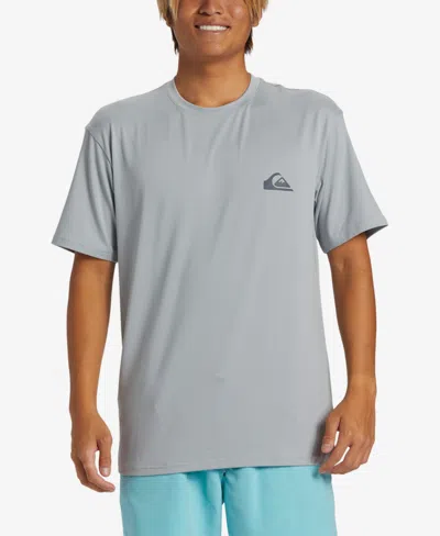 Quiksilver Everyday Surf Short Sleeve Tee In Sje0-quarry In Smoked Gray