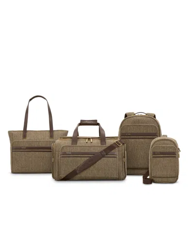 Hartmann Tweed Travel Backpack In Tweed,natural Leather