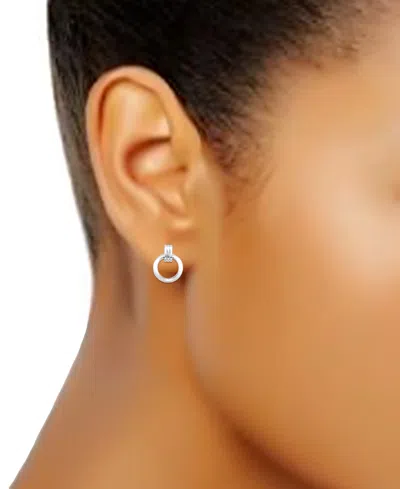 Giani Bernini Doorknocker Drop Earrings (3/4") In 18k Gold-plated Sterling Silver (also In Sterling Silver), Exclu In Silver