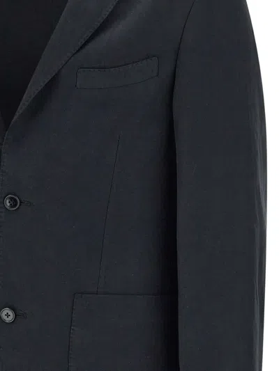 Officine Generale Nehemiah Single-breasted Blazer In Black
