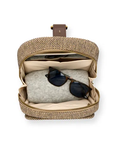 Hartmann Tweed Sling Bag In Tweed,natural Leather