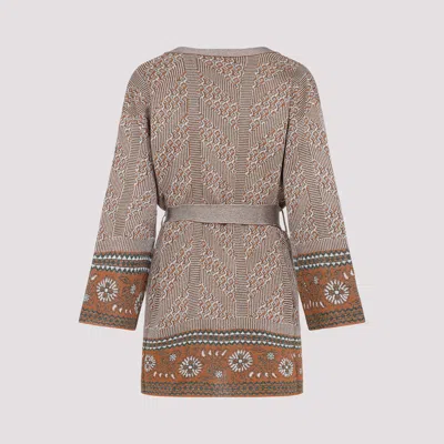 Valentino Viscose Cardigan In Neutral