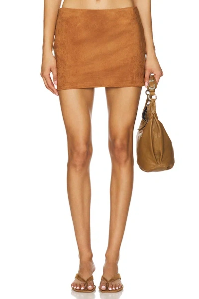 Superdown Delphi Skirt In Tan