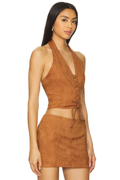 Superdown Delphi Top In Gold