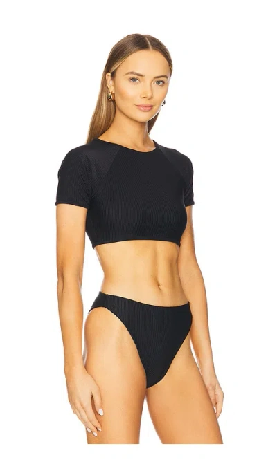 Stone Cold Fox X Revolve Analise Swim Top In Black
