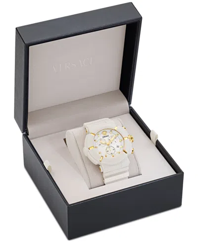 Versace V-real Active Chrono 45mm In White