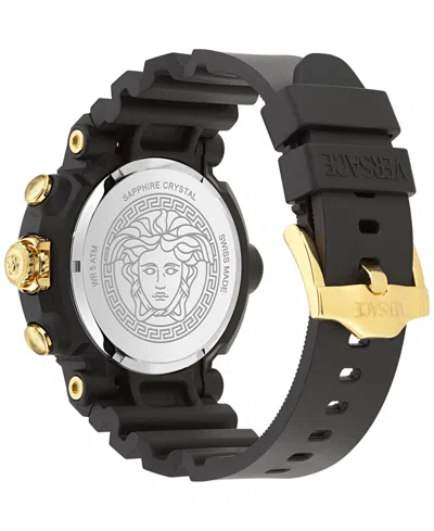 Versace Real Active Chrono 45mm In Black