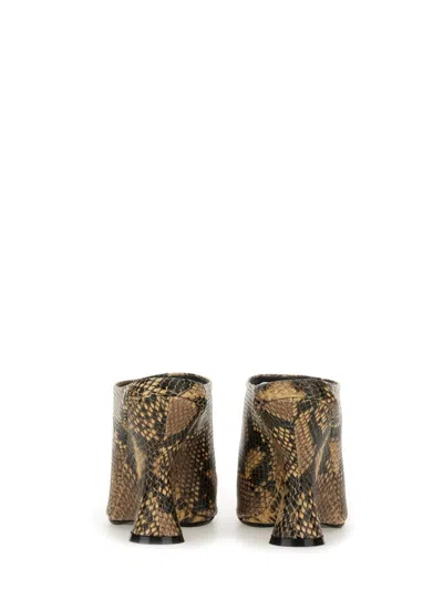 Dries Van Noten Women Leather Asymmetric Boots In Multicolour