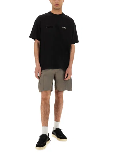 Represent Tech Cargo Shorts Side Pockets In Dove