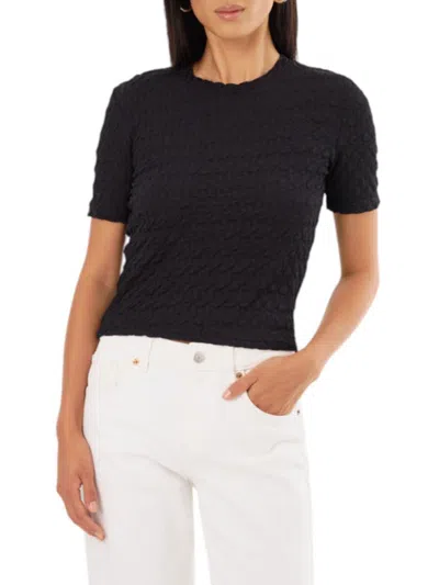 Lamarque Estir Crew Neck T-shirt In Black