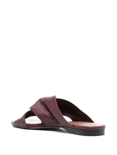 Paris Texas Women's Maria Flat In Burgundy