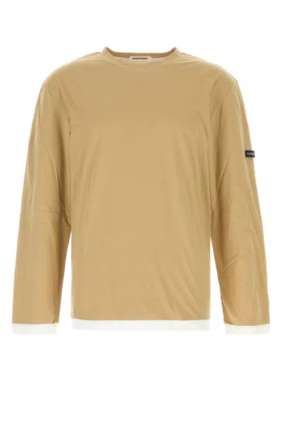 Namacheko T-shirt In Cotone Beige Uomo In Light Brown